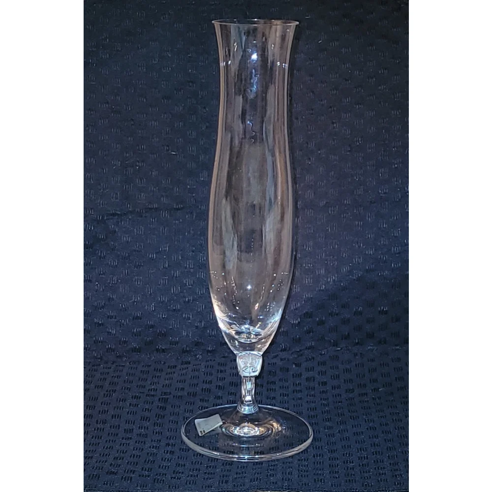 Mikasa Germany Crystal Bud Vase With Bow On Stem 9½